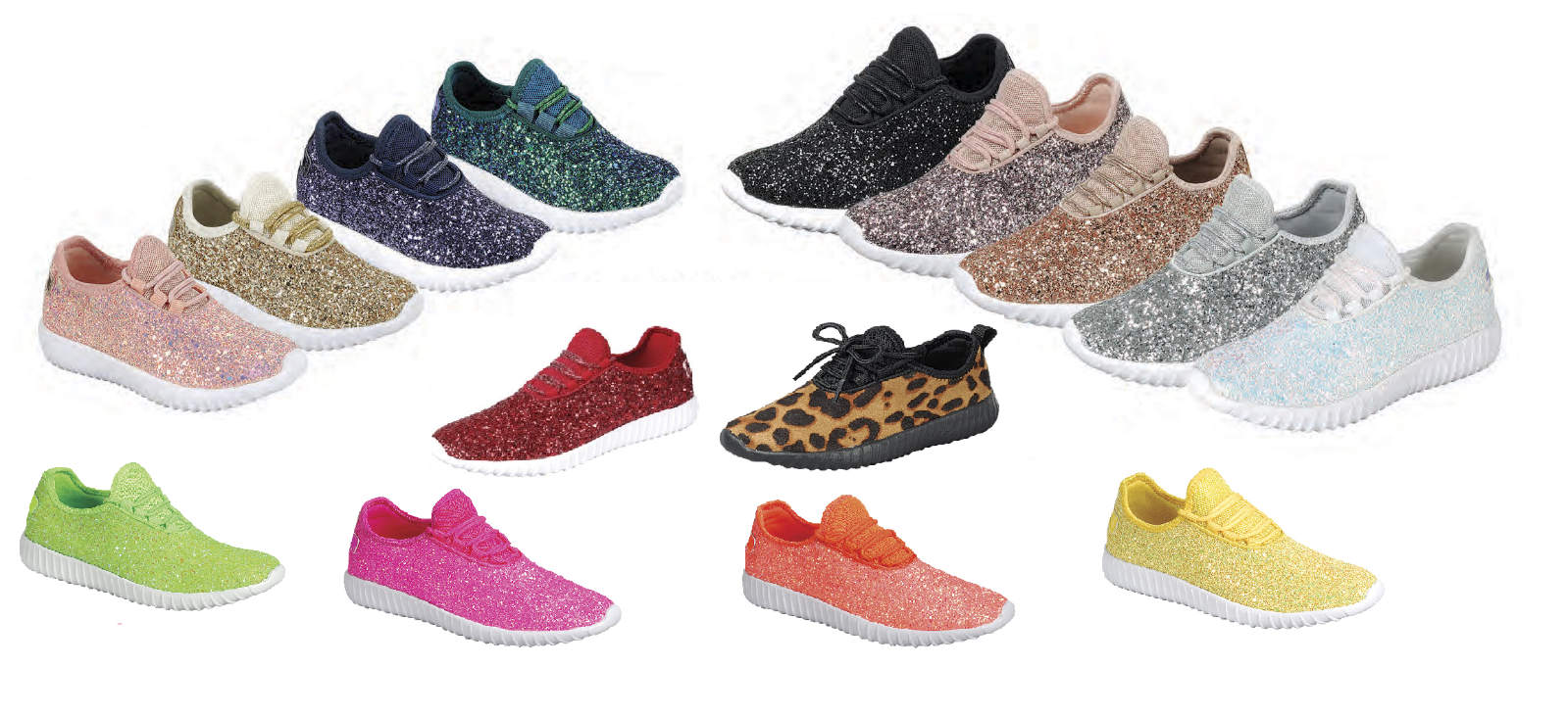 sequin glitter sneakers